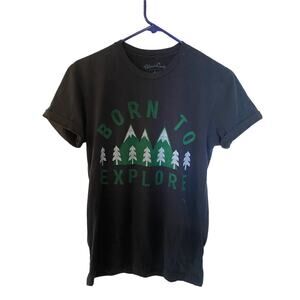 Palmer Cash " Born to Explore" cotton-blend small T-shirt